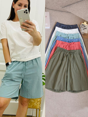 Bermuda Algodão Manga Rosa » Coleção Basics